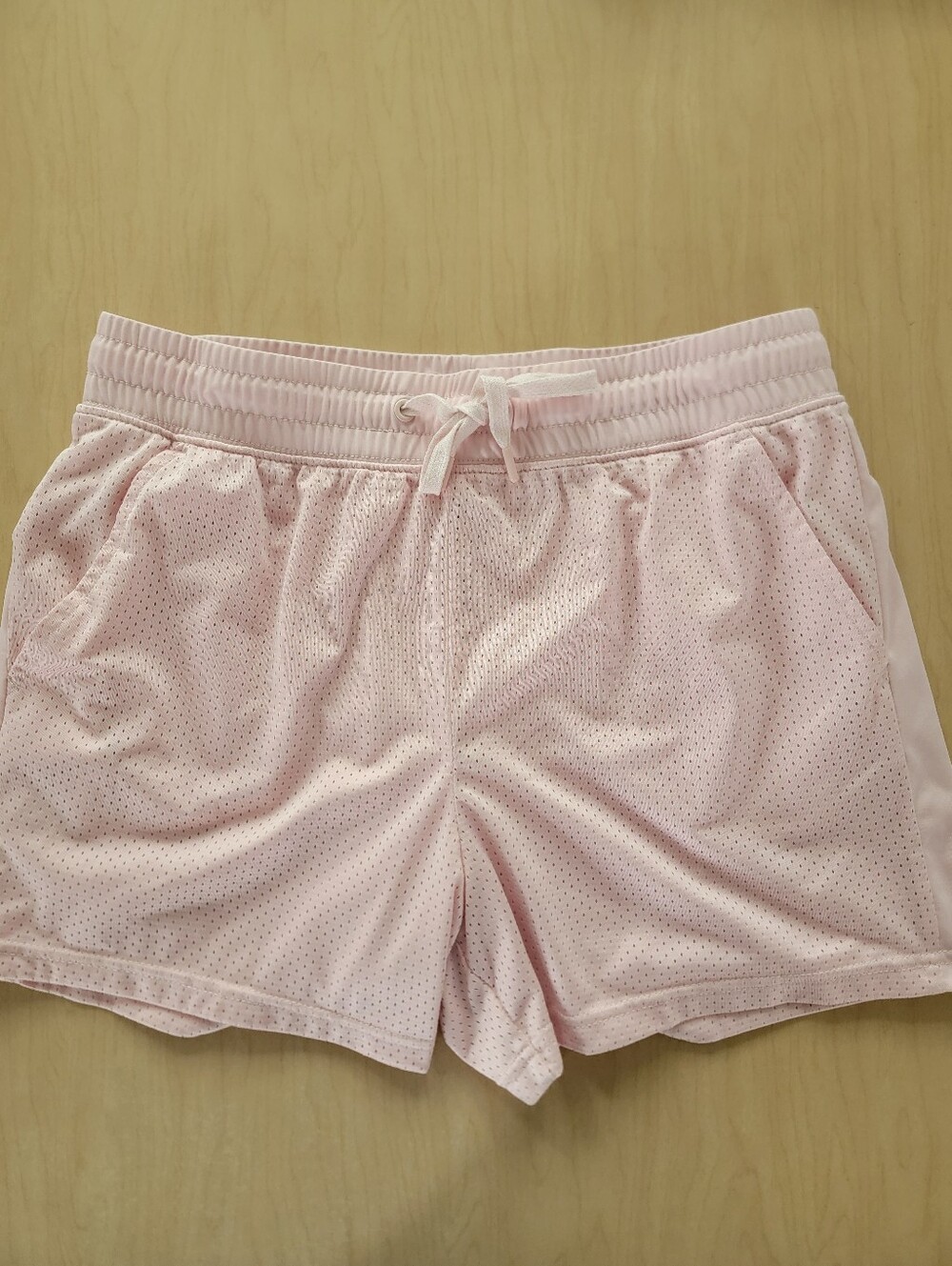 Athletic Works Light Pink Women's Mesh Athletic Shorts Size Medium